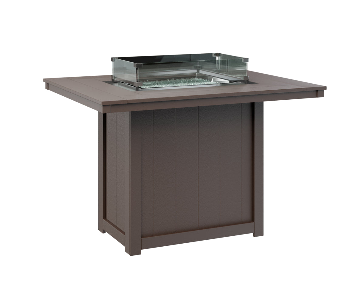 Donoma 42″ x 54″ Rectangular Counter Fire Table