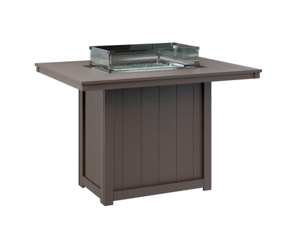 Donoma 42″ x 54″ Rectangular Counter Fire Table