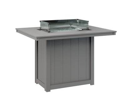 Donoma 42″ x 54″ Rectangular Counter Fire Table