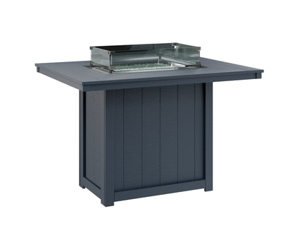 Donoma 42″ x 54″ Rectangular Counter Fire Table