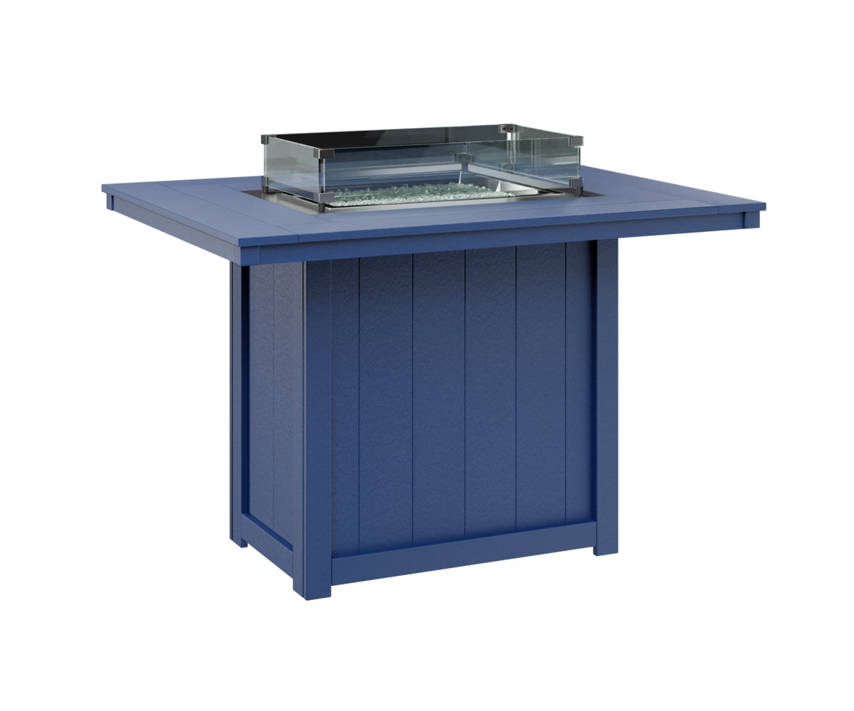 Donoma 42″ x 54″ Rectangular Counter Fire Table