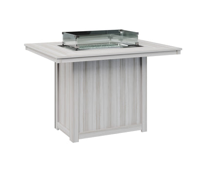 Donoma 42″ x 54″ Rectangular Counter Fire Table