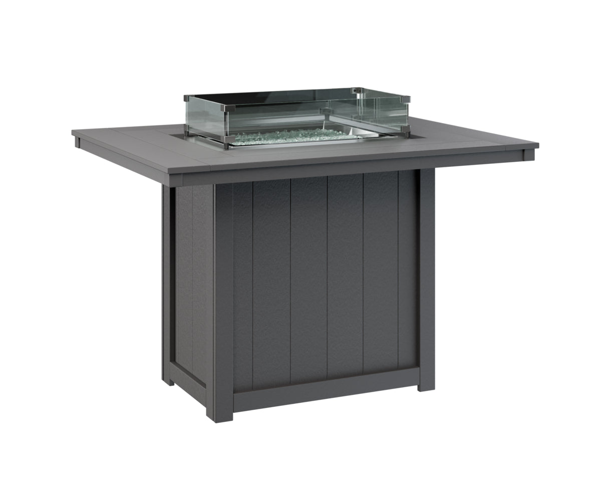 Donoma 42″ x 54″ Rectangular Counter Fire Table
