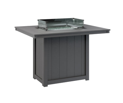 Donoma 42″ x 54″ Rectangular Counter Fire Table