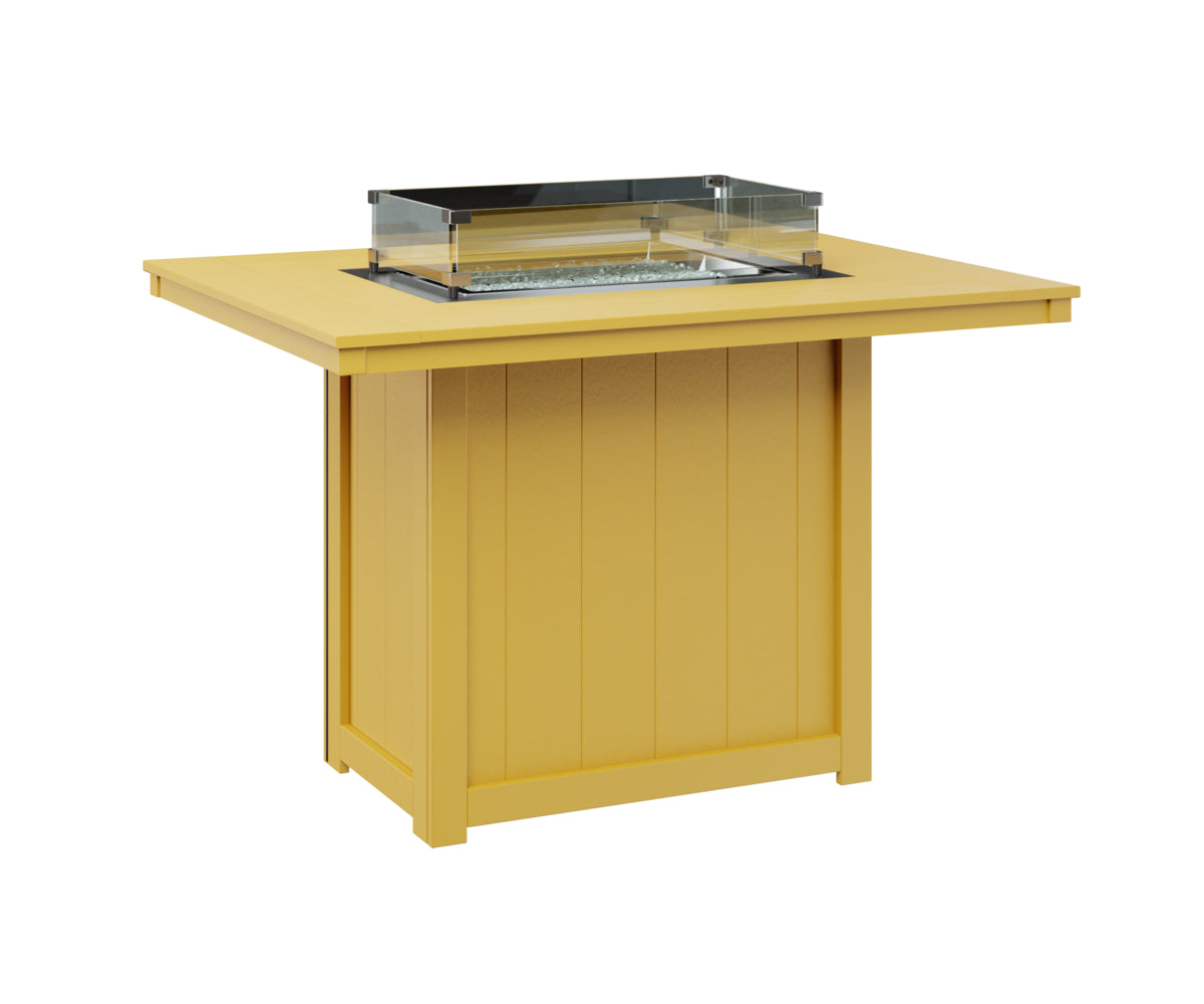 Donoma 42″ x 54″ Rectangular Counter Fire Table