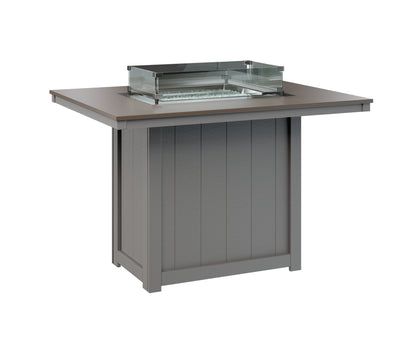 Donoma 42″ x 54″ Rectangular Counter Fire Table