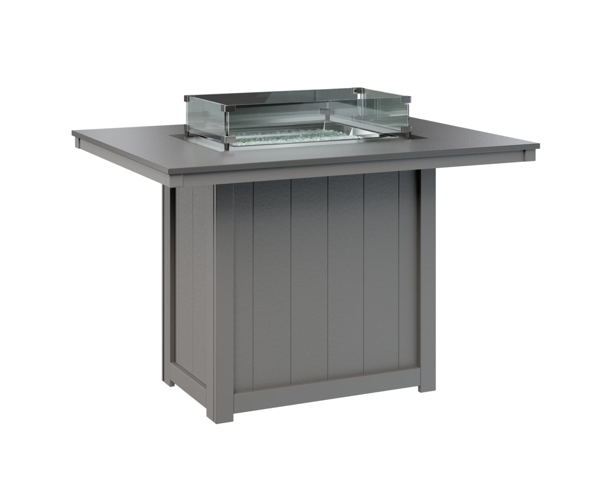 Donoma 42″ x 54″ Rectangular Counter Fire Table