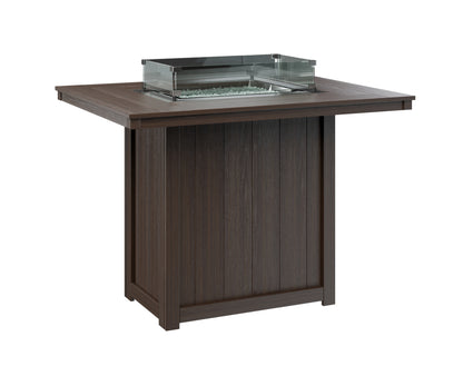 Donoma 42″ x 54″ Rectangular Bar Fire Table