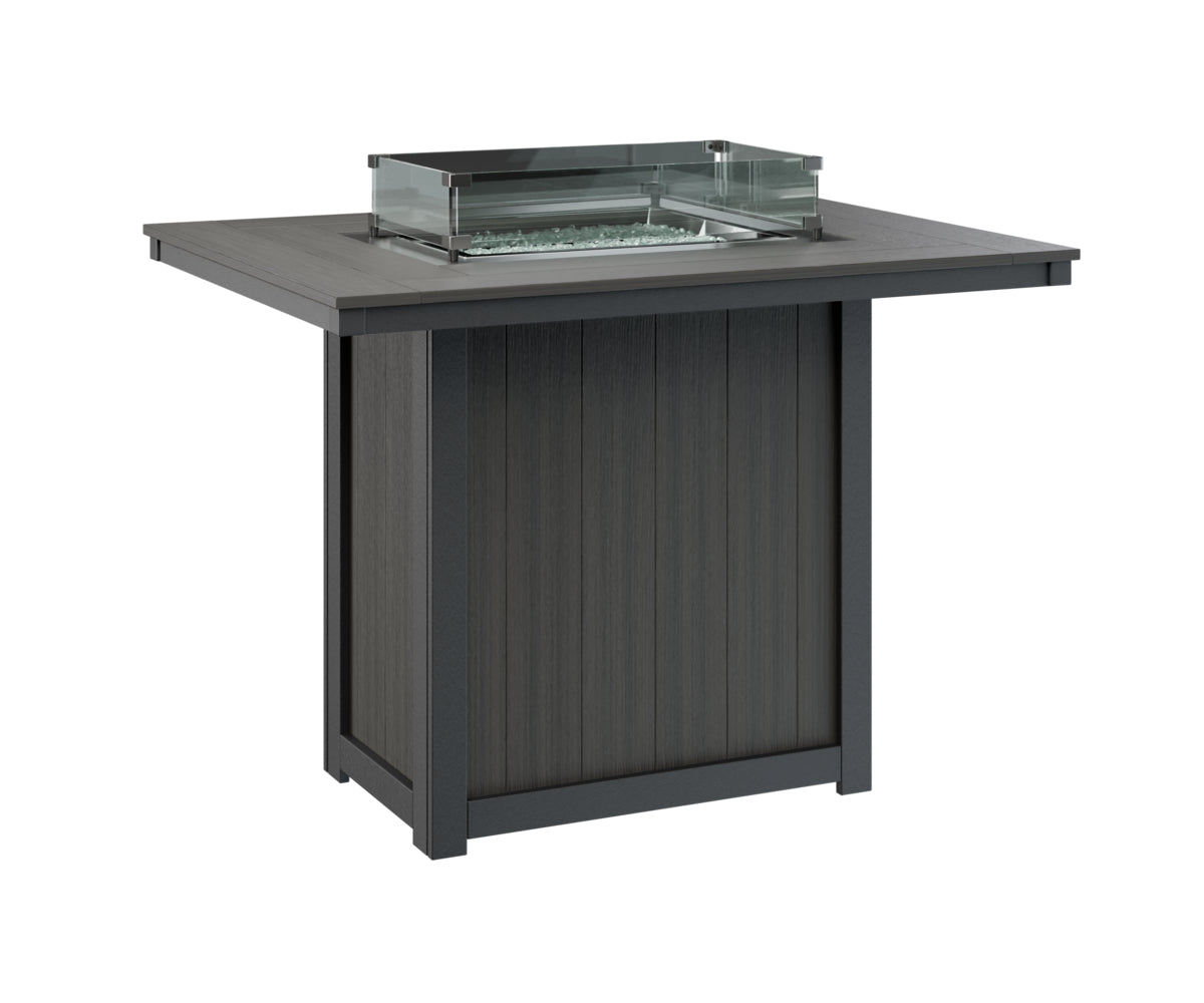 Donoma 42″ x 54″ Rectangular Bar Fire Table