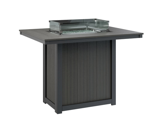 Donoma 42″ x 54″ Rectangular Bar Fire Table