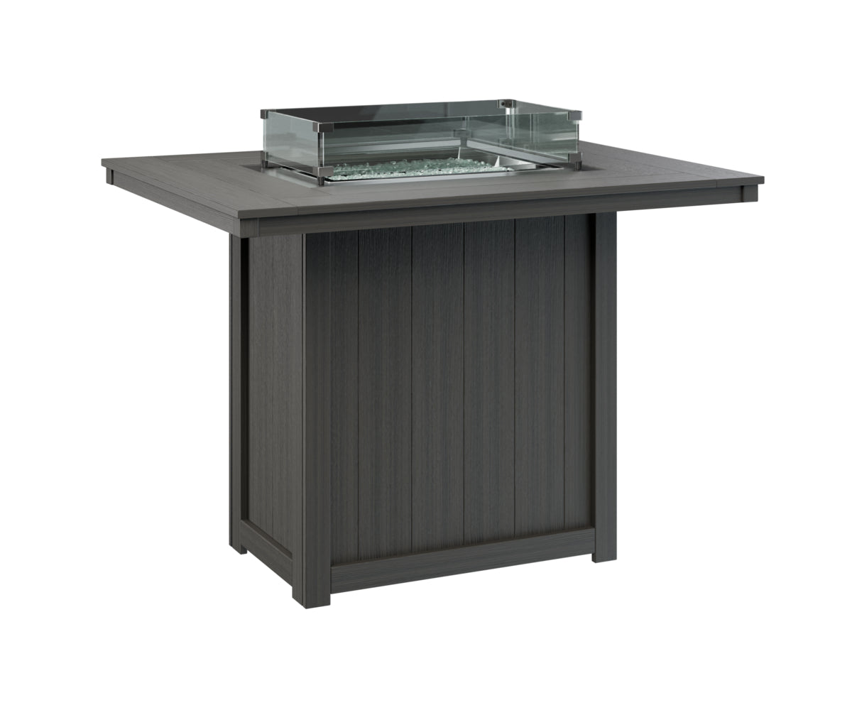 Donoma 42″ x 54″ Rectangular Bar Fire Table