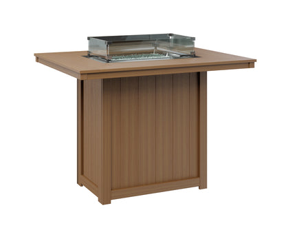 Donoma 42″ x 54″ Rectangular Bar Fire Table