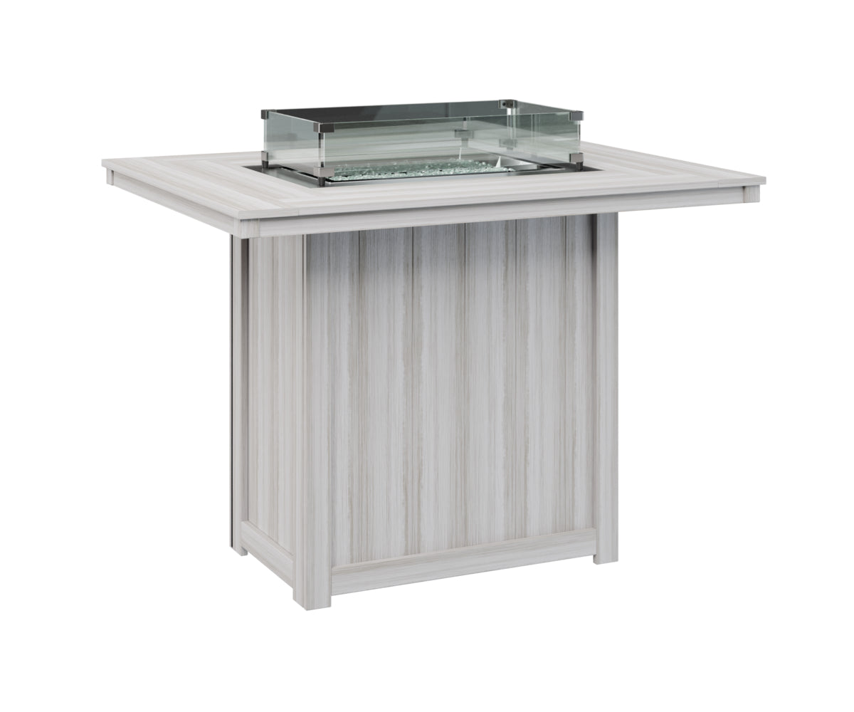 Donoma 42″ x 54″ Rectangular Bar Fire Table