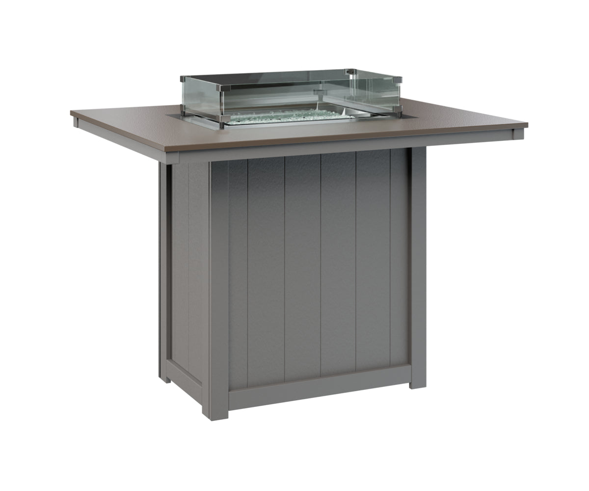 Donoma 42″ x 54″ Rectangular Bar Fire Table
