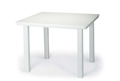 Slat 42" Square Dining Height Table w/ hole