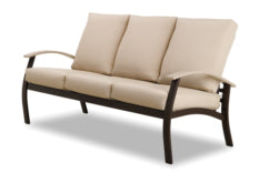 Belle Isle Cushion Three-Seat Sofa w/ Polymer Accents