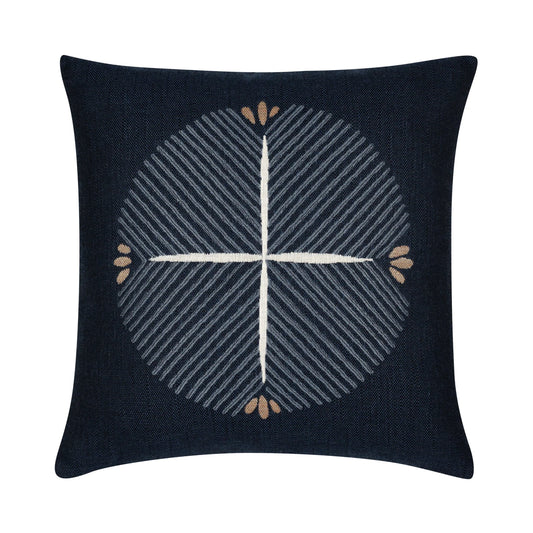 Direction Indigo 22"x22" Toss Pillow *