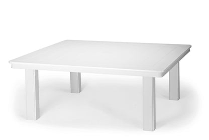 Slat 42" Square Coffee Height Table w/ hole