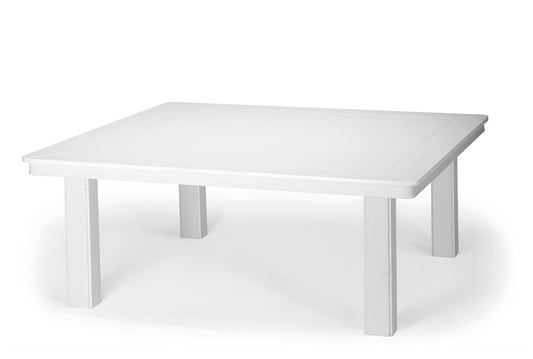 Slat 42" Square Coffee Height Table w/ hole