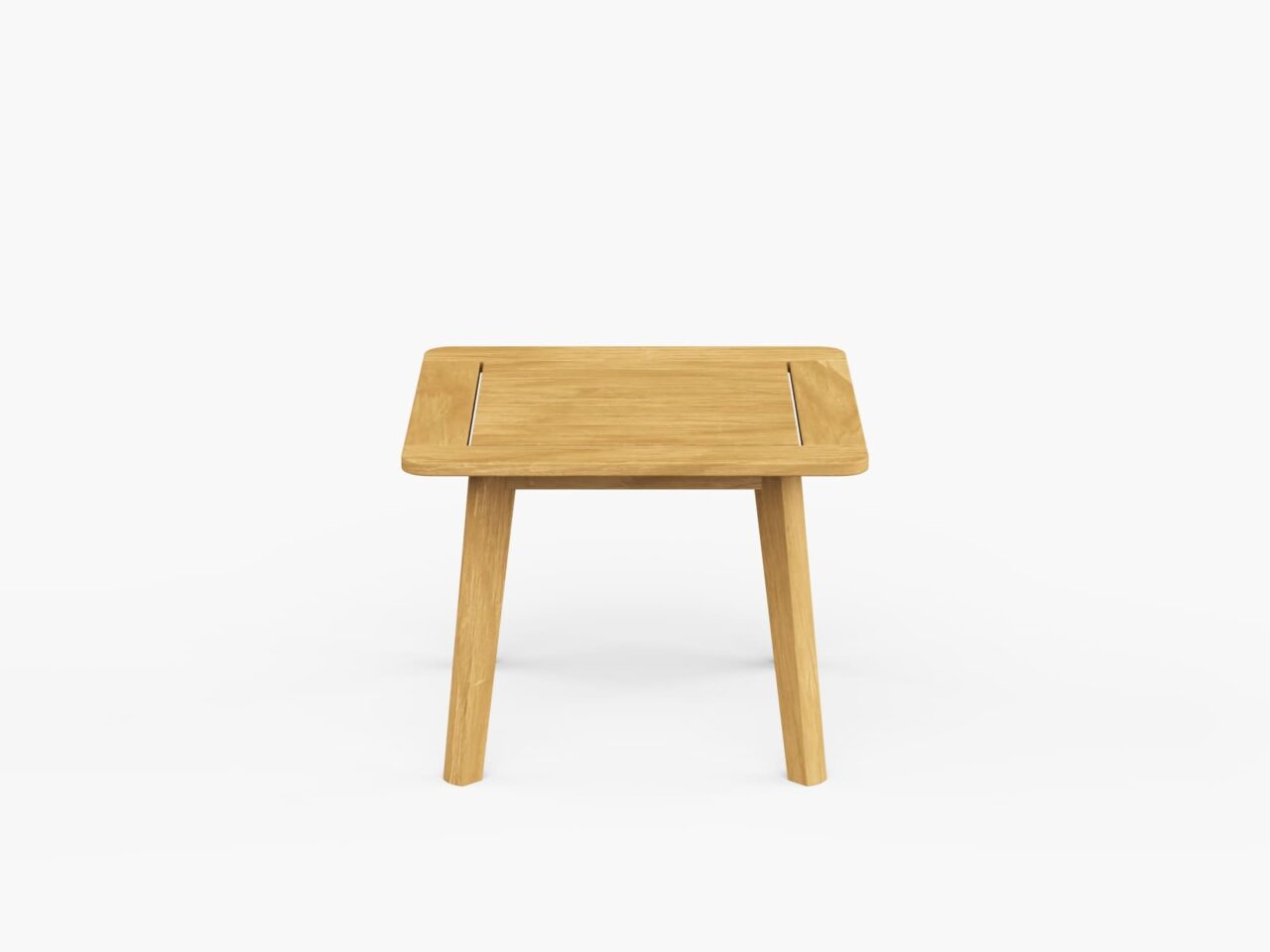 Foundations 24″ Square Teak Side Table