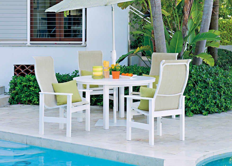 Leeward Sling Arm Chair w/ MGP Arms