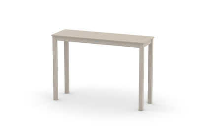 Slat 18"x54" Rectangular Balcony Height Parson Table w/o hole