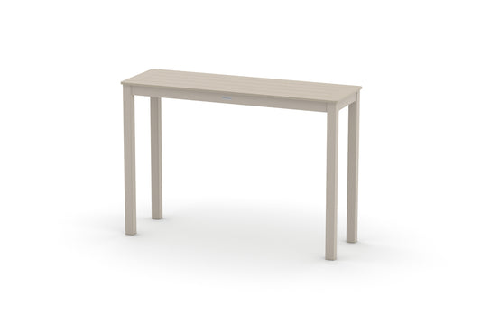 Slat 18"x54" Rectangular Balcony Height Parson Table w/o hole