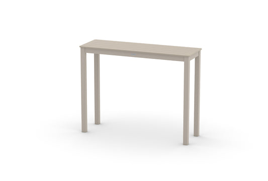 Slat 18"x54" Rectangular Bar Height Parson Table w/o hole