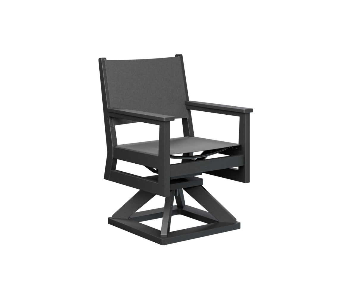Mayhew Sling Swivel Rocker Dining Chair