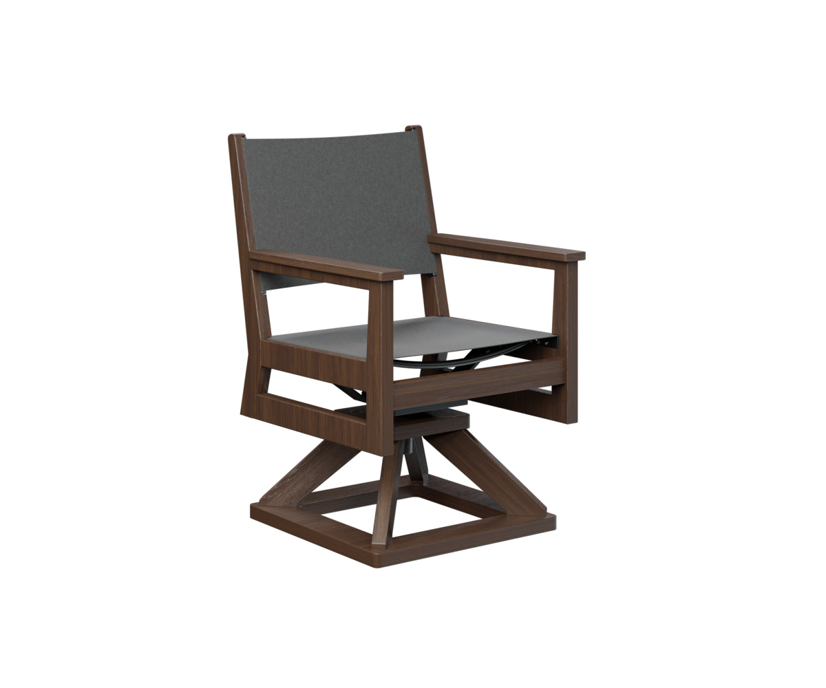 Mayhew Sling Swivel Rocker Dining Chair
