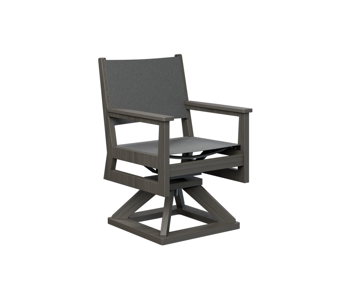 Mayhew Sling Swivel Rocker Dining Chair