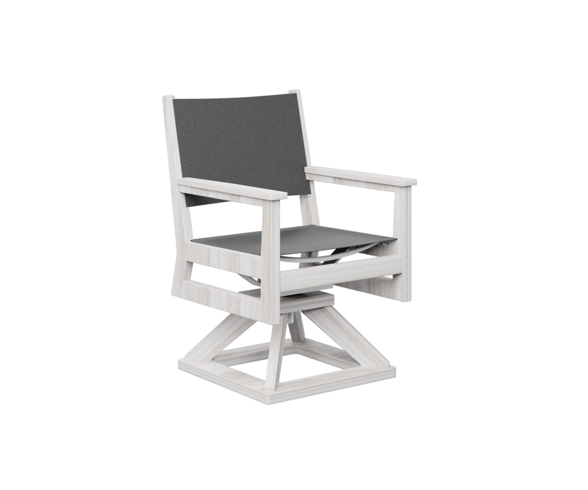 Mayhew Sling Swivel Rocker Dining Chair