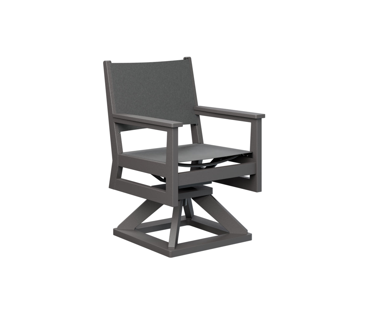 Mayhew Sling Swivel Rocker Dining Chair