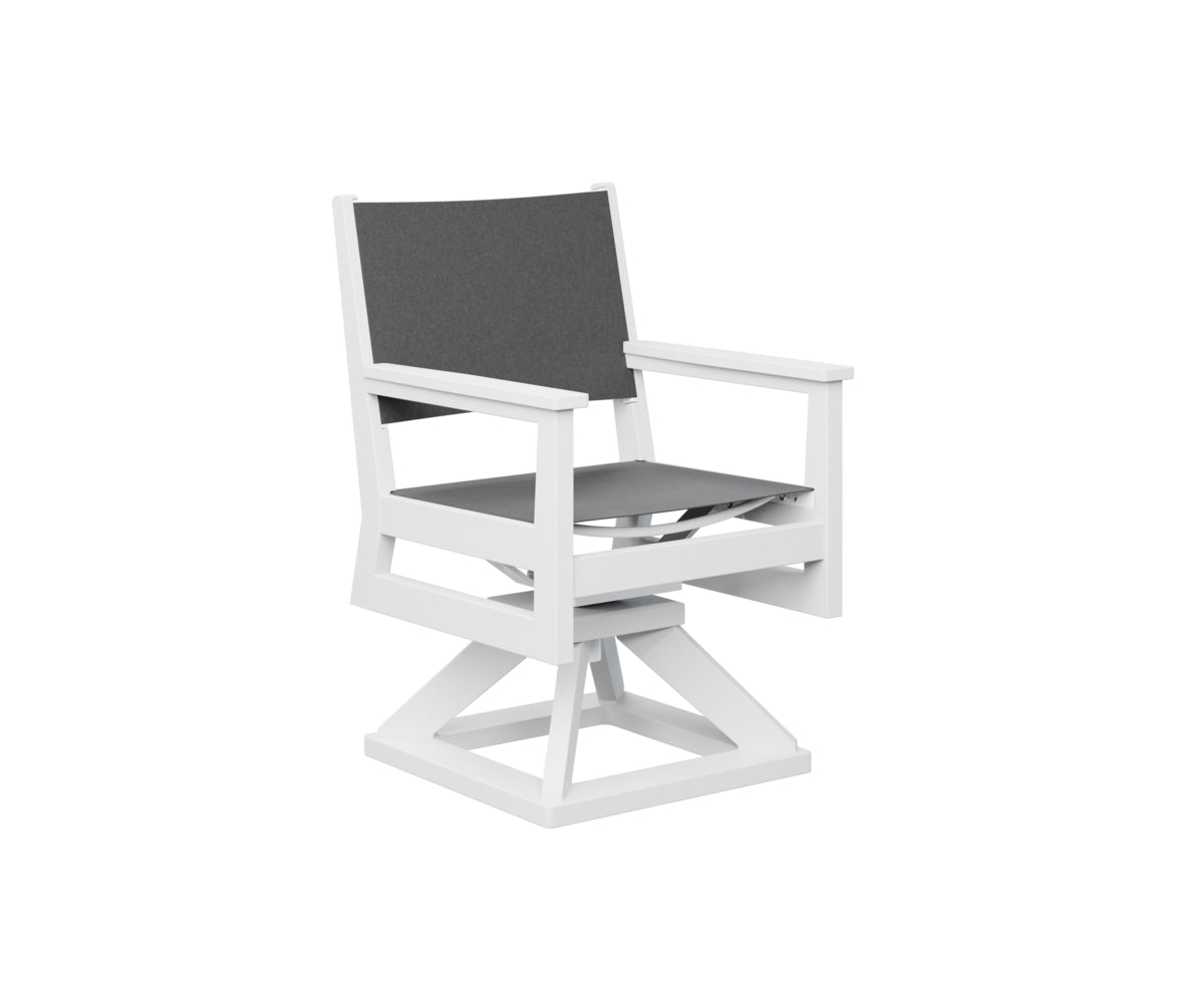 Mayhew Sling Swivel Rocker Dining Chair