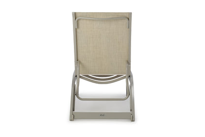 Dune MGP Sling Stacking Armless Chaise w/ Wheels