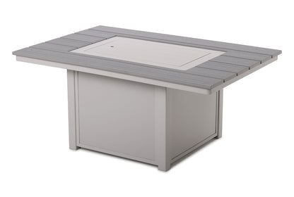 Rustic Fire Tables 36" x 54" Rectangular Rustic Top Fire Table