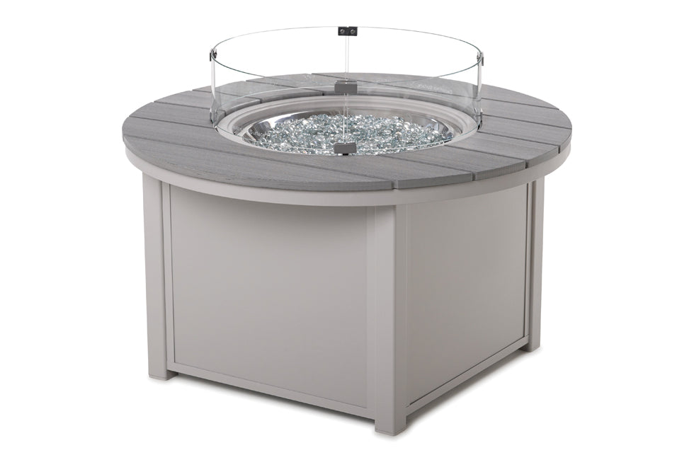 Rustic Fire Tables 42" Round Rustic Top Fire Table