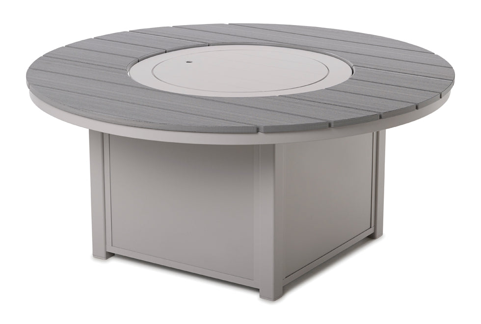 Rustic Fire Tables 54" Round Rustic Top Fire Table