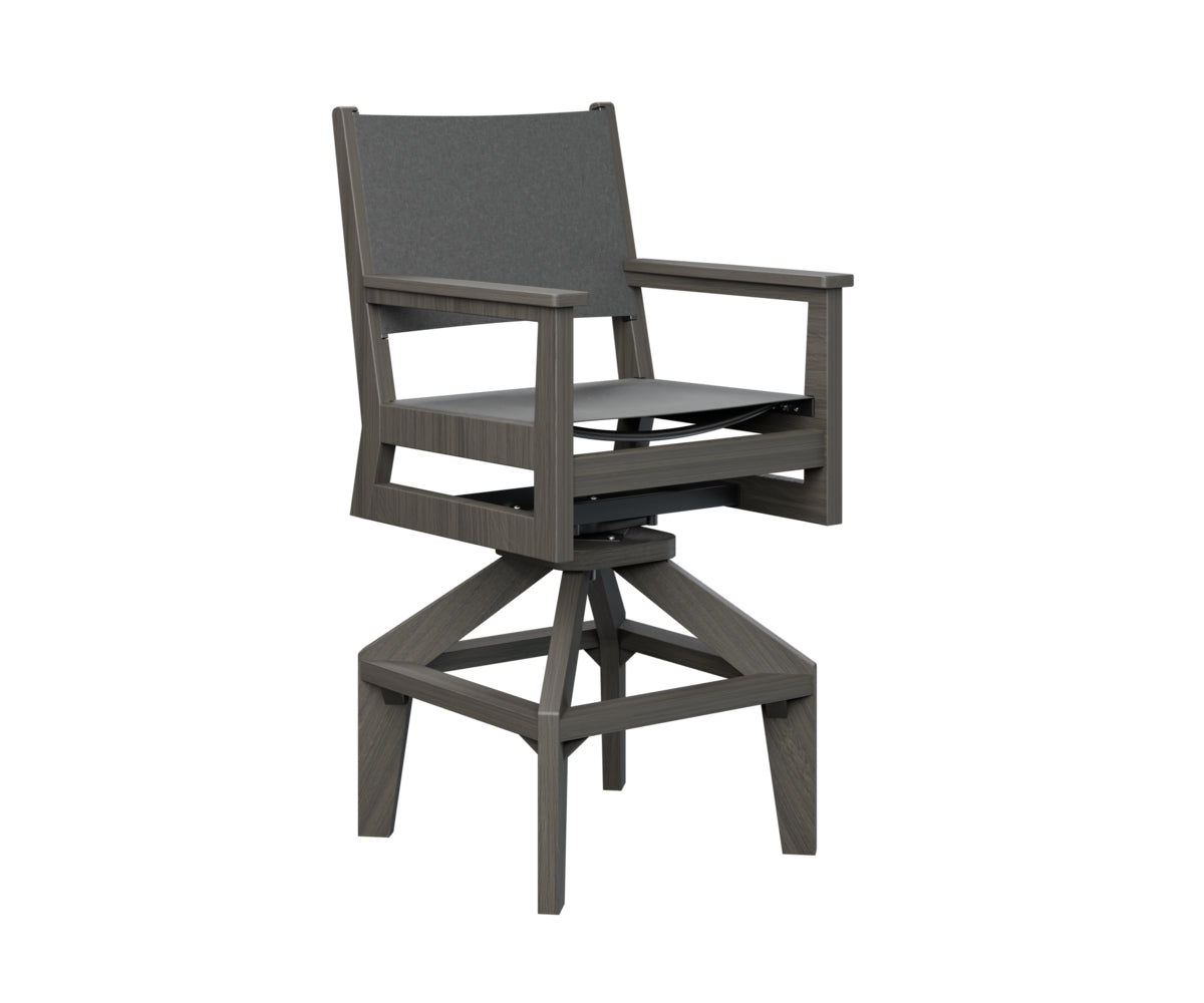 Mayhew Sling Swivel Bar Chair