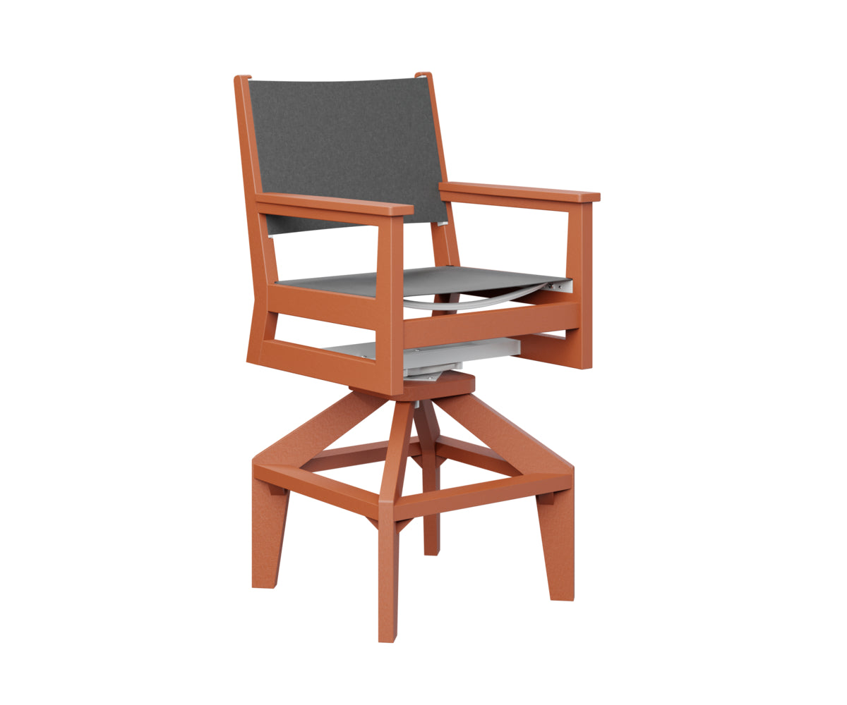 Mayhew Sling Swivel Bar Chair