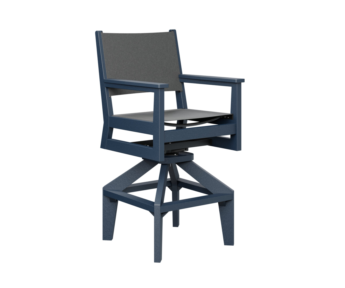 Mayhew Sling Swivel Bar Chair
