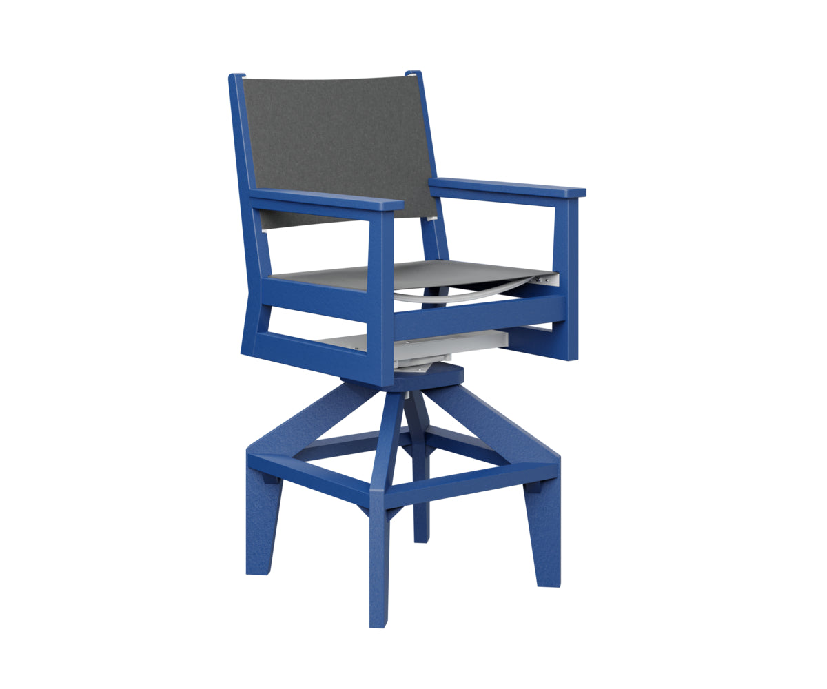 Mayhew Sling Swivel Bar Chair