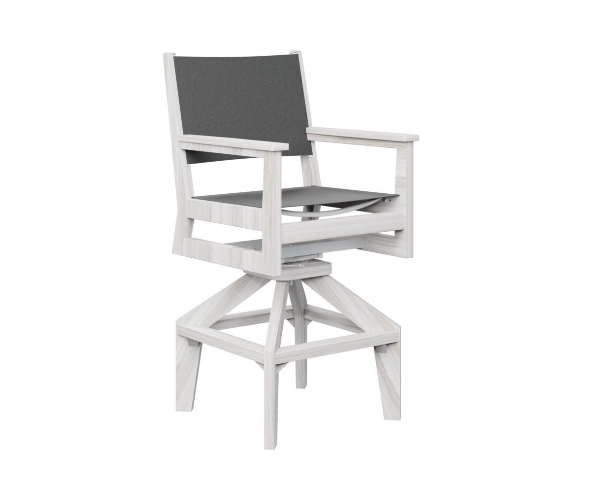 Mayhew Sling Swivel Bar Chair