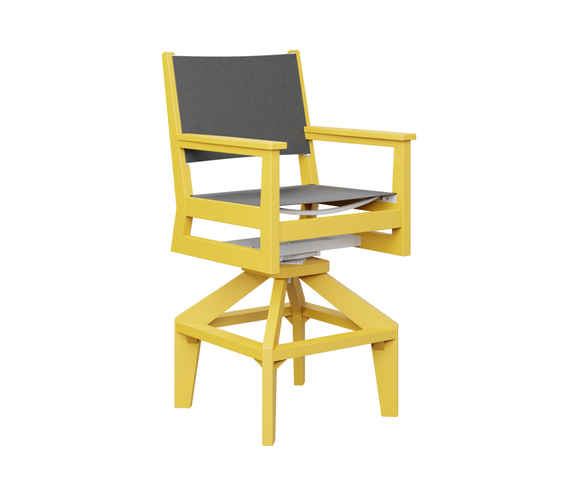 Mayhew Sling Swivel Bar Chair