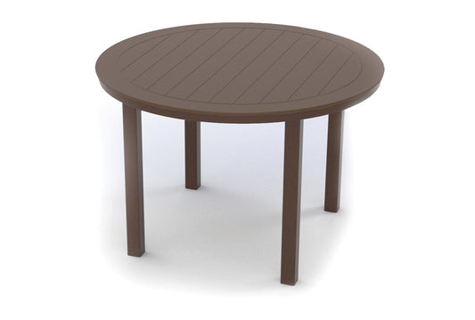 Slat 42" Round Balcony Height Parson Table w/ hole