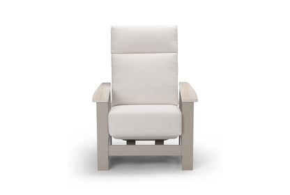 Leeward Supreme Hidden Motion Arm Chair w/ Rustic Arms