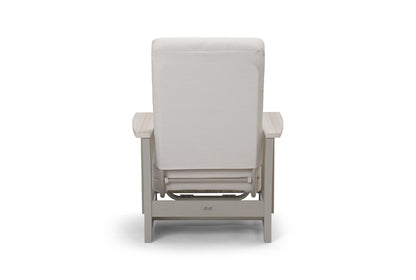 Leeward Supreme Hidden Motion Arm Chair w/ Rustic Arms