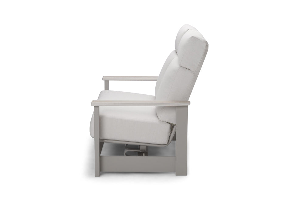 Leeward Supreme Hidden Motion Loveseat w/ Rustic Arms