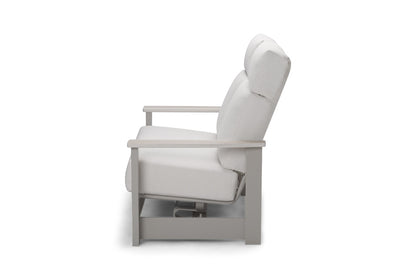 Leeward Supreme Hidden Motion Loveseat w/ Rustic Arms