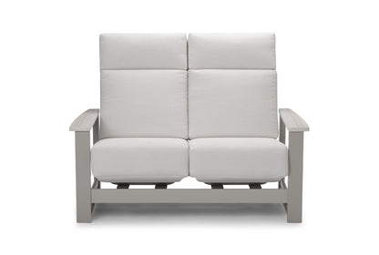 Leeward Supreme Hidden Motion Loveseat w/ Rustic Arms